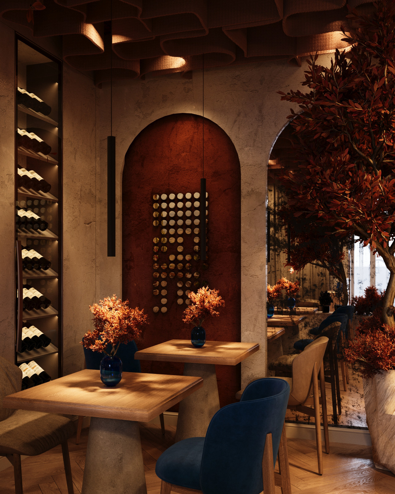 Проект интерьера ресторана