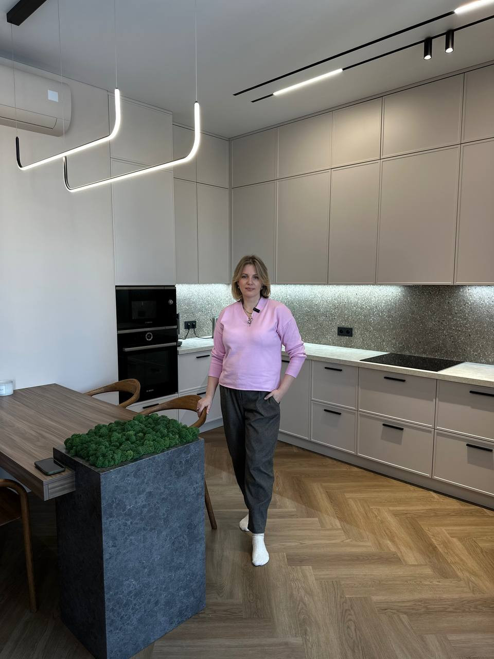 Двух комнатная квартира в стиле эко минимализм. 2023-24 г