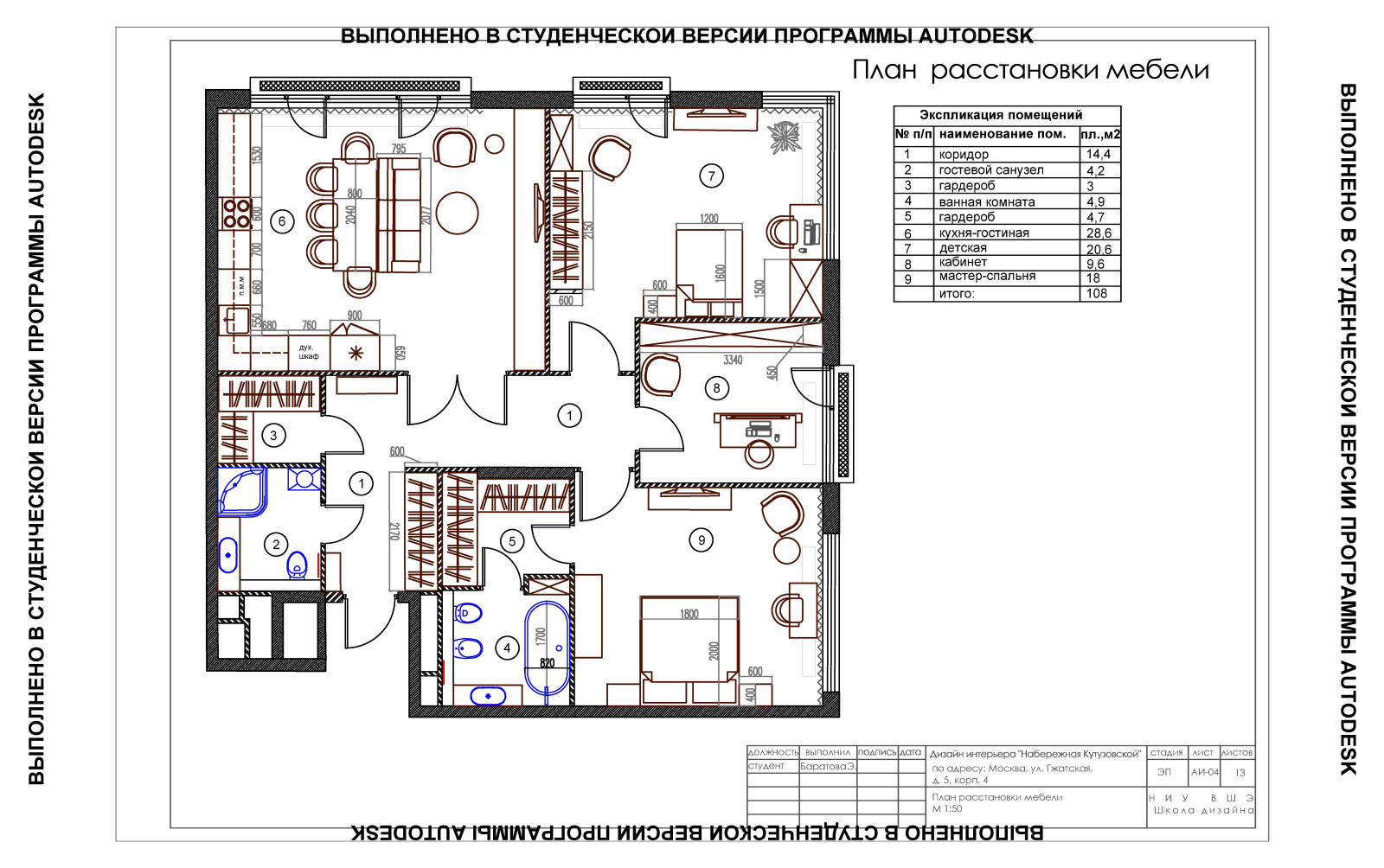 Квартира в средиземноморском стиле