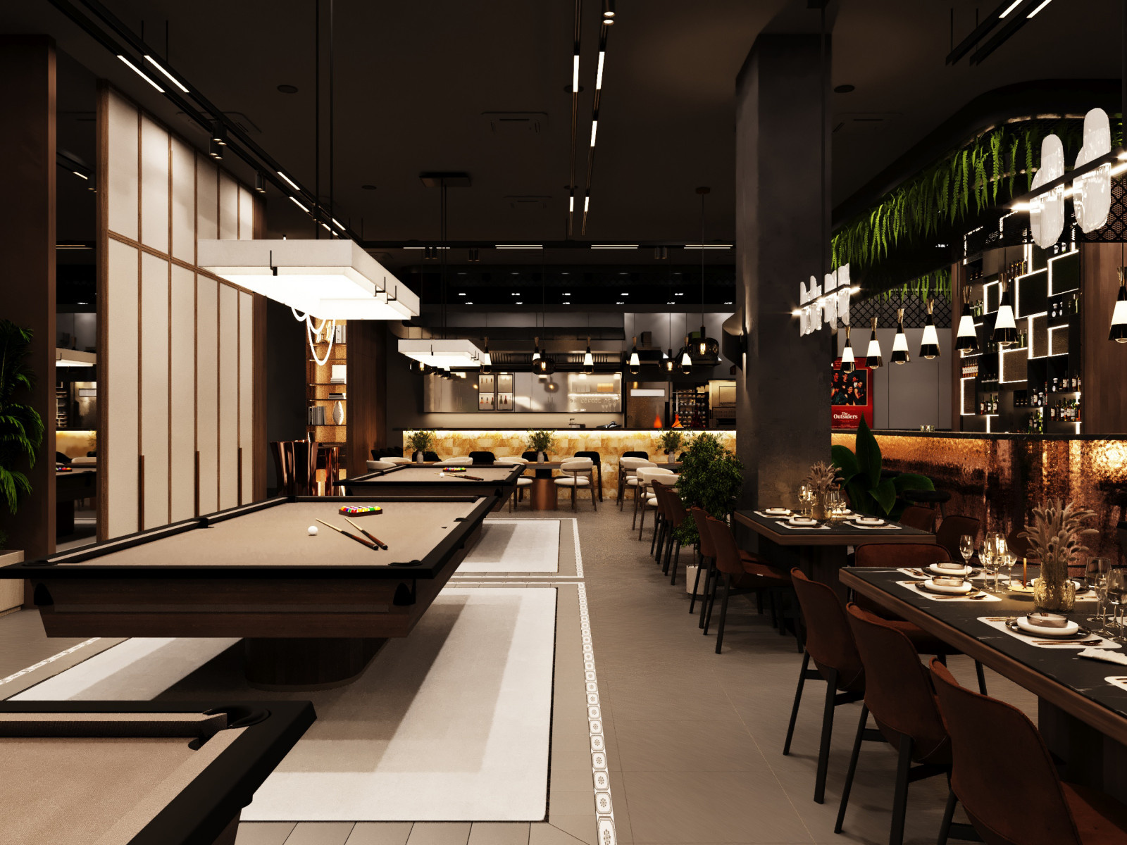 Проект ресторана CHESTER в г. Казань