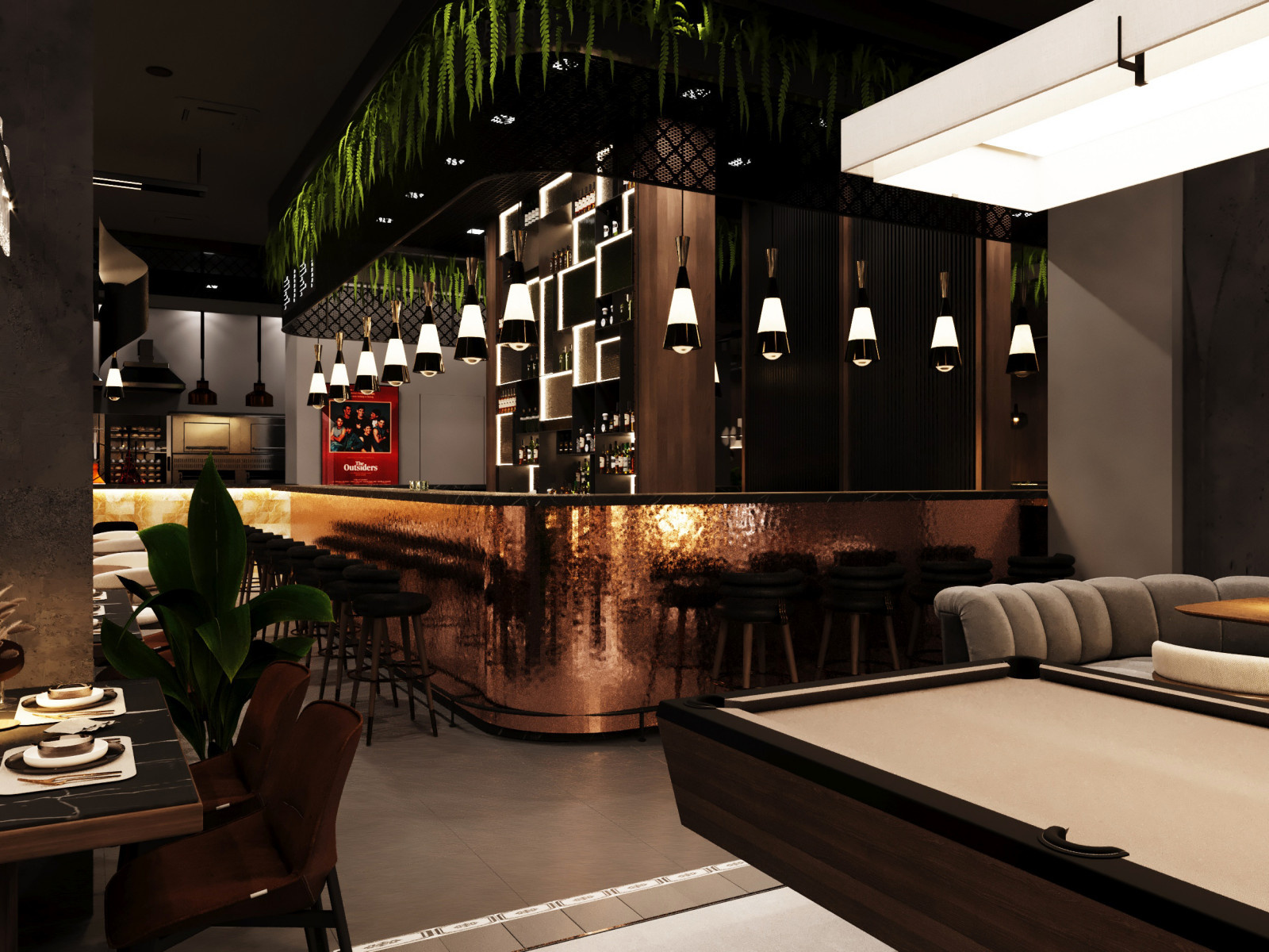 Проект ресторана CHESTER в г. Казань