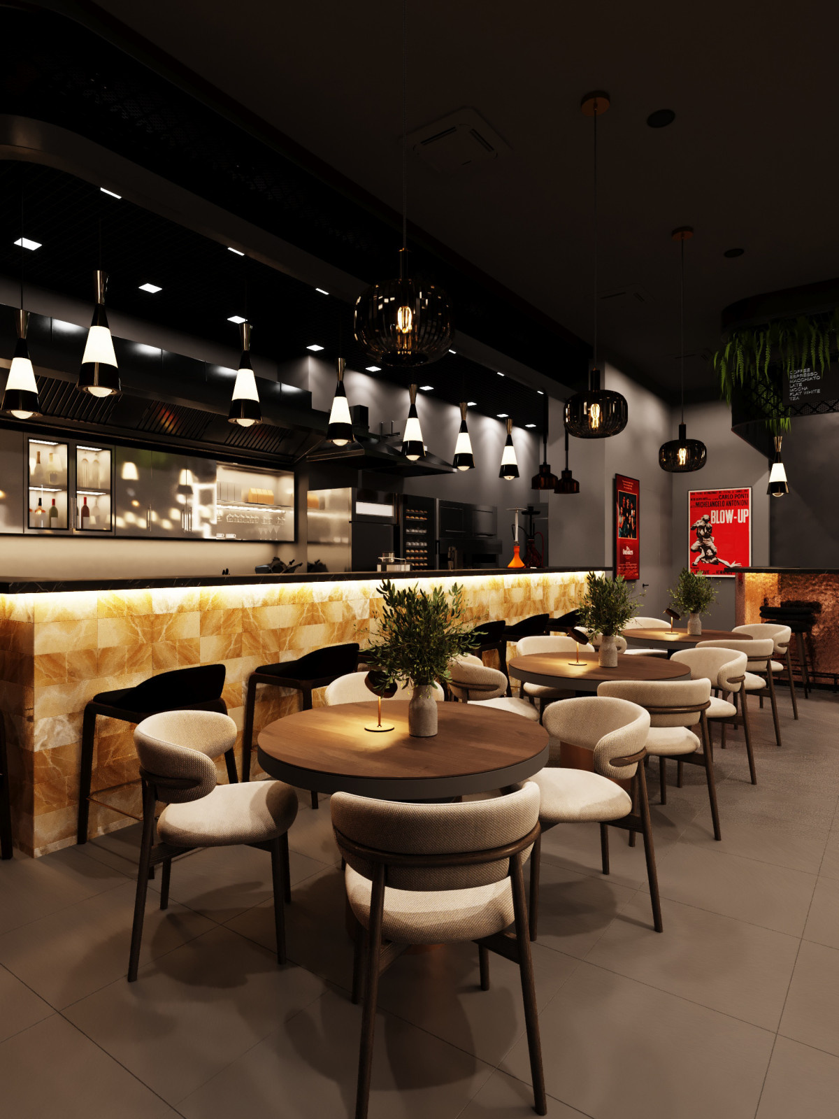 Проект ресторана CHESTER в г. Казань