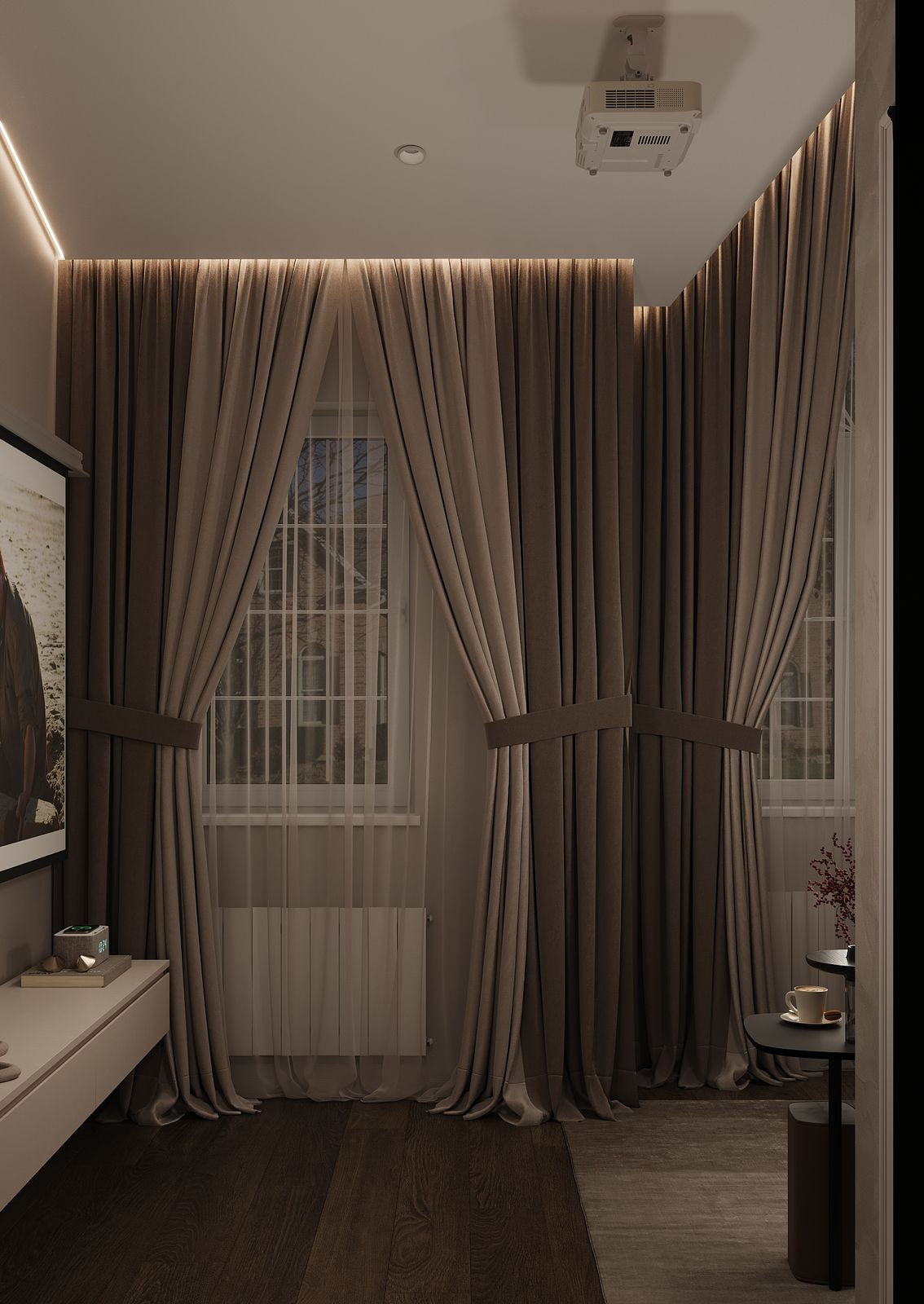 Энергия природы: экостиль для коттеджа с кинотеатром