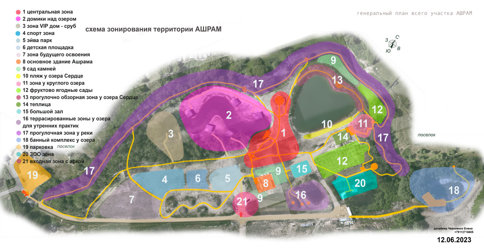 Генпланы, ландшафтные эскизы, концепции