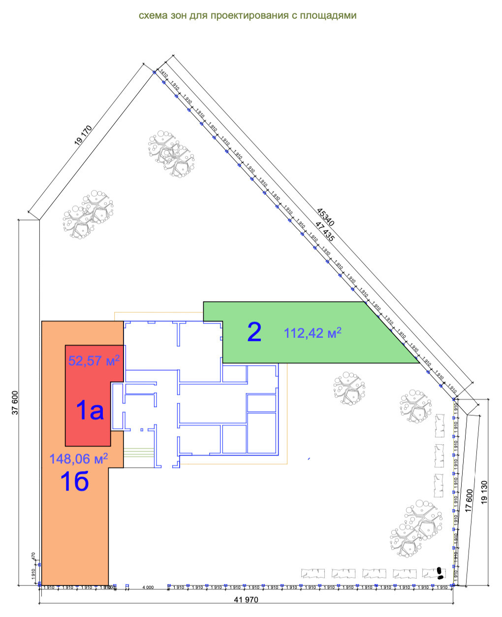 Планирование участка с уже построенным домом. Стоянка,гостевой домик,кладовая и
