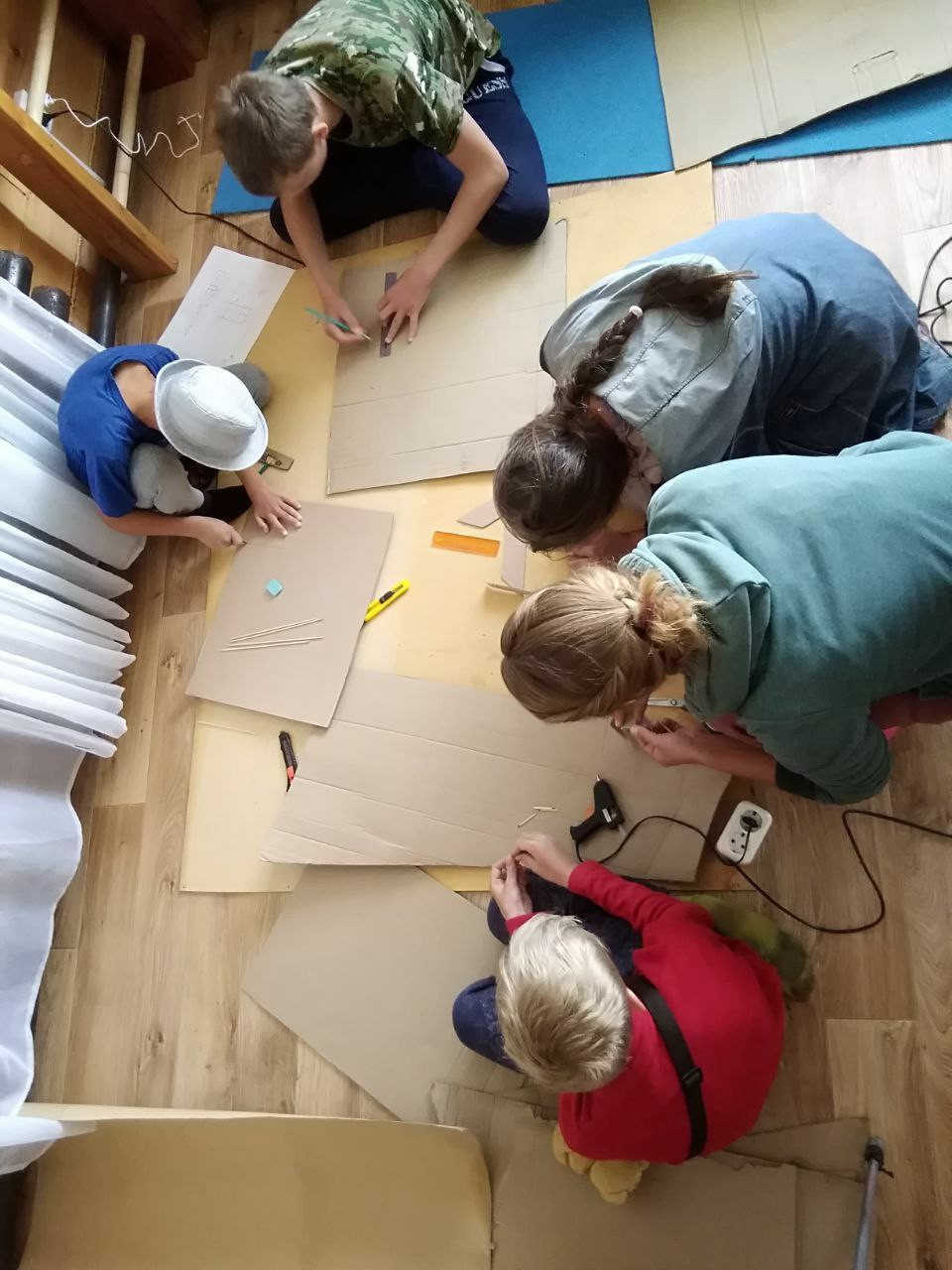 Курс по архитектуре в рамках детского лагеря в селе Замульта