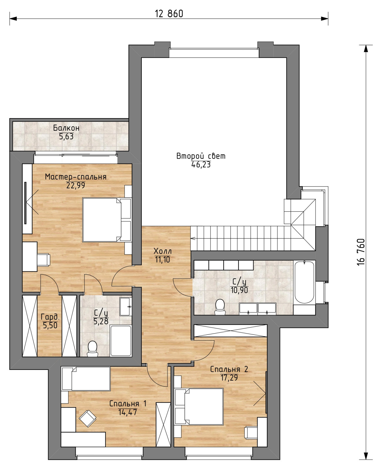 Современный дом в стиле Райта