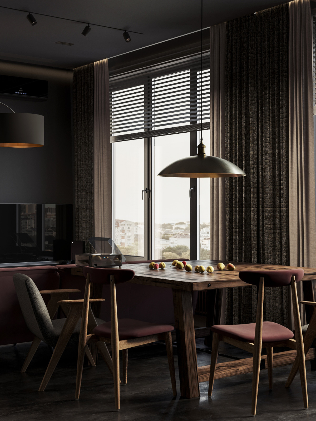 Современная квартира для семьи в Москве 70 м²
