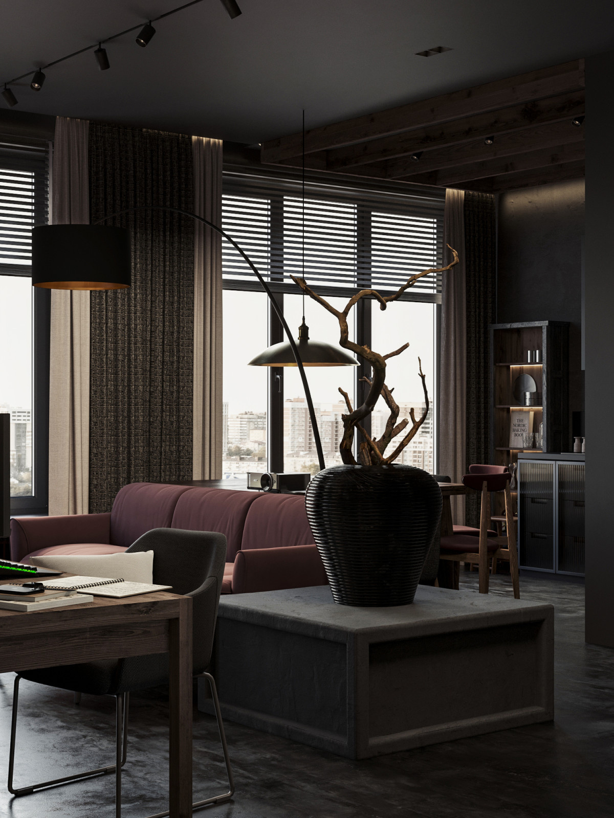 Современная квартира для семьи в Москве 70 м²