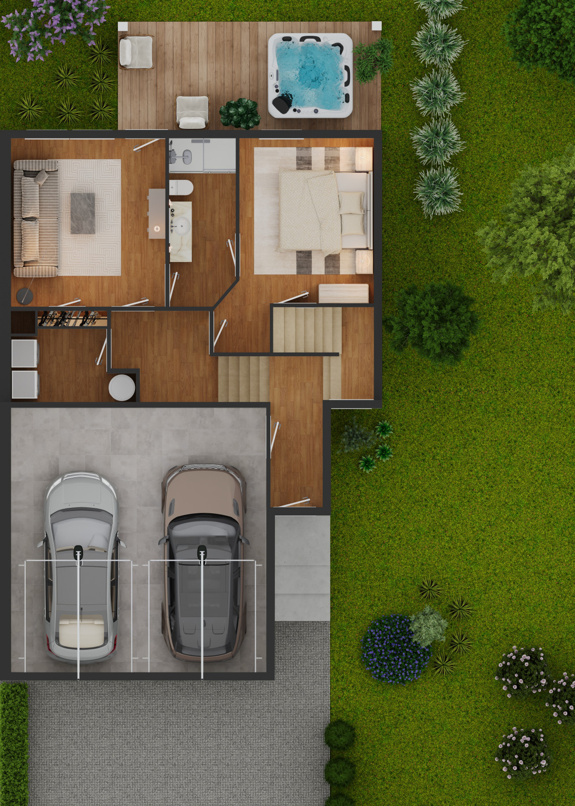 House, 3d plan