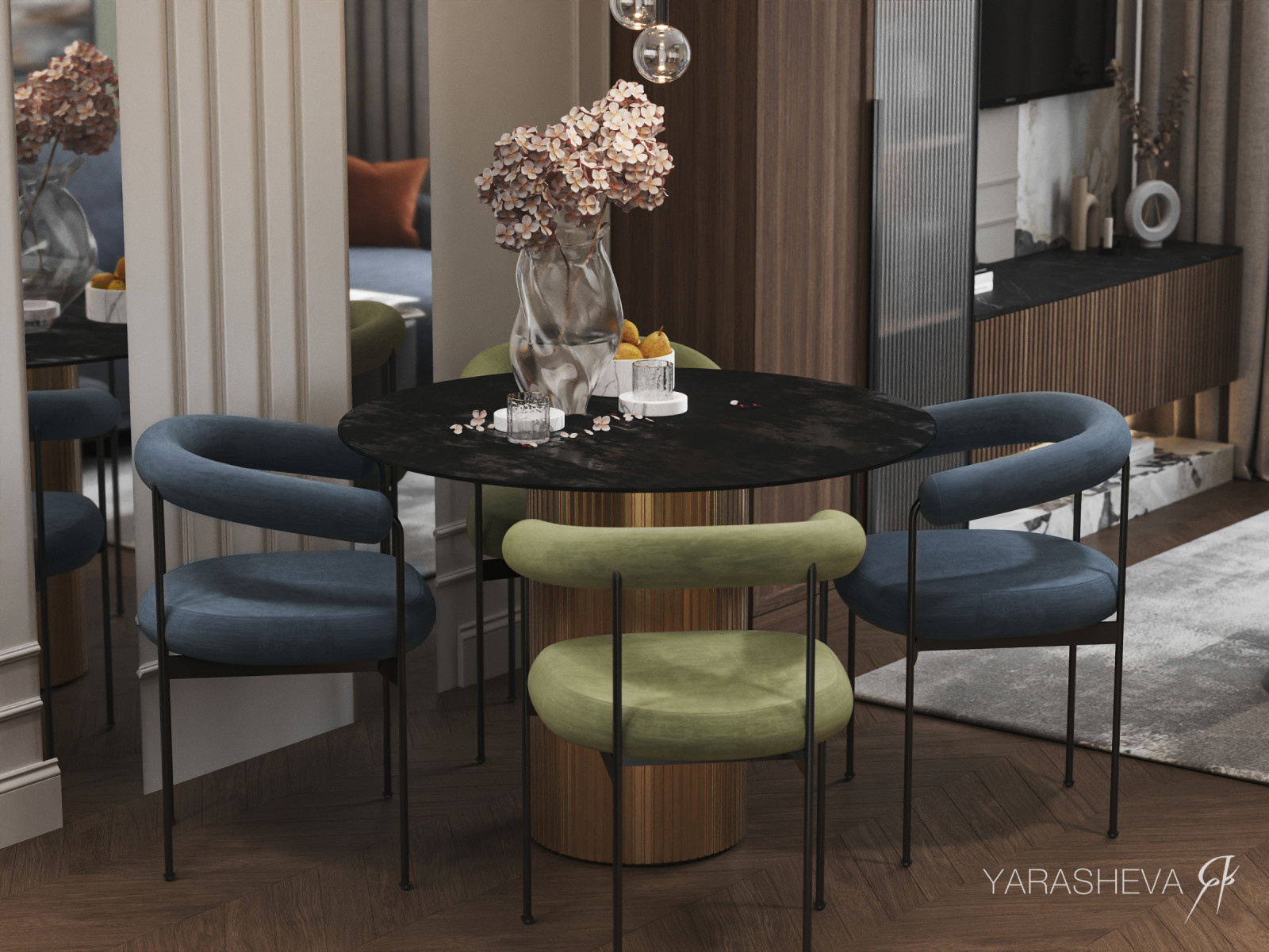 Дизайн-проект в ЖК Freedom (Фридом) 55 м кв.