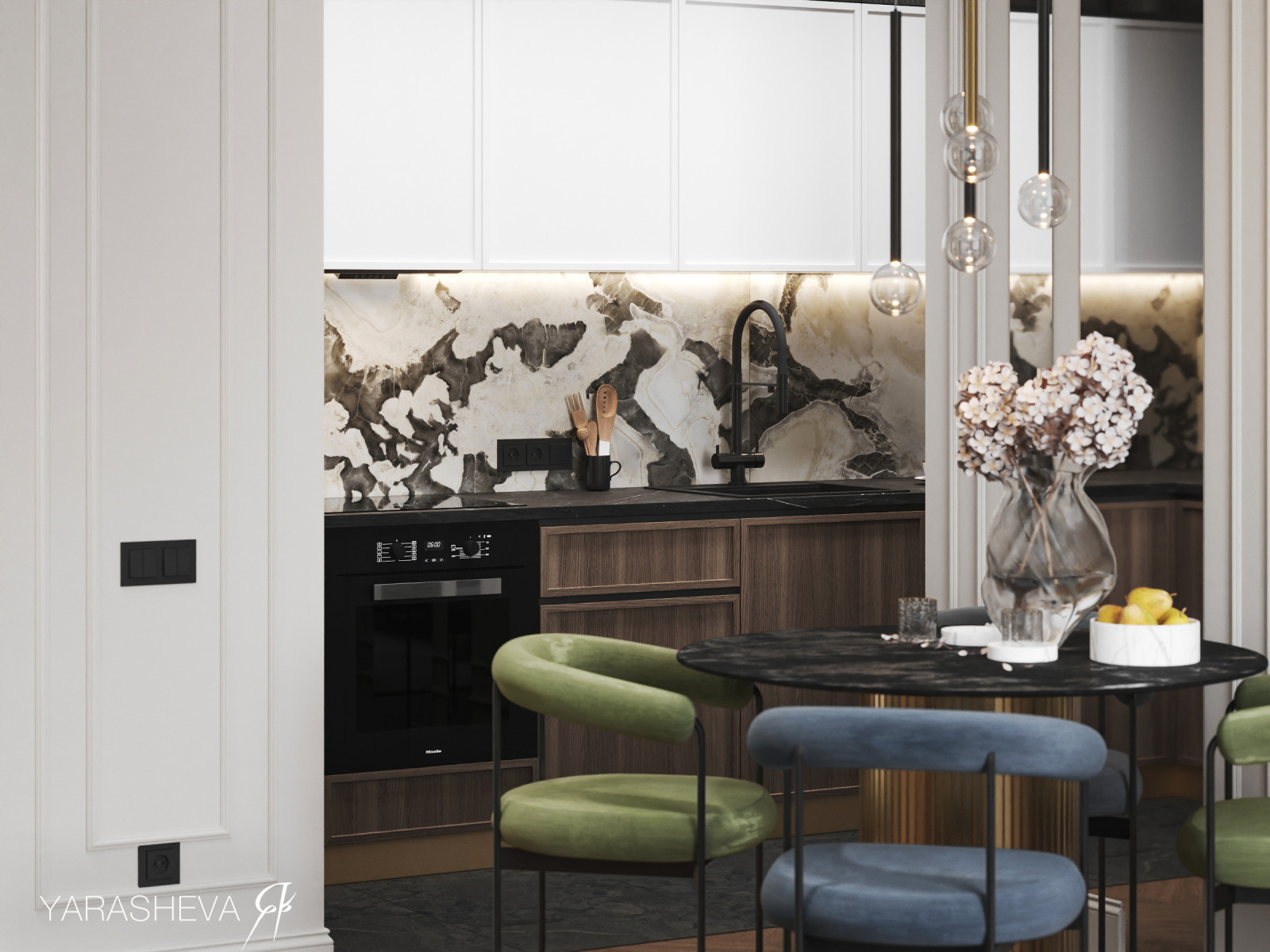 Дизайн-проект в ЖК Freedom (Фридом) 55 м кв.