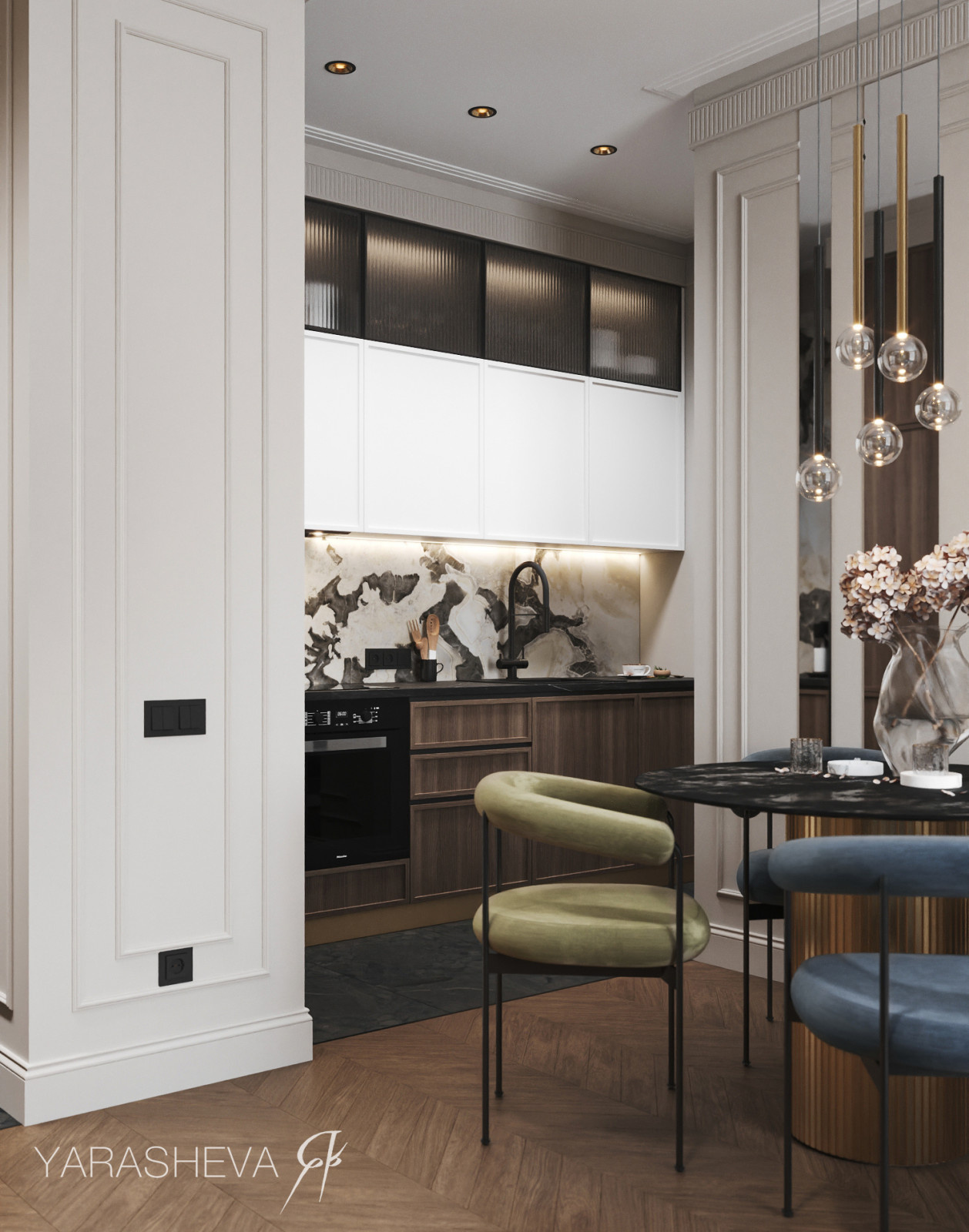 Дизайн-проект в ЖК Freedom (Фридом) 55 м кв.