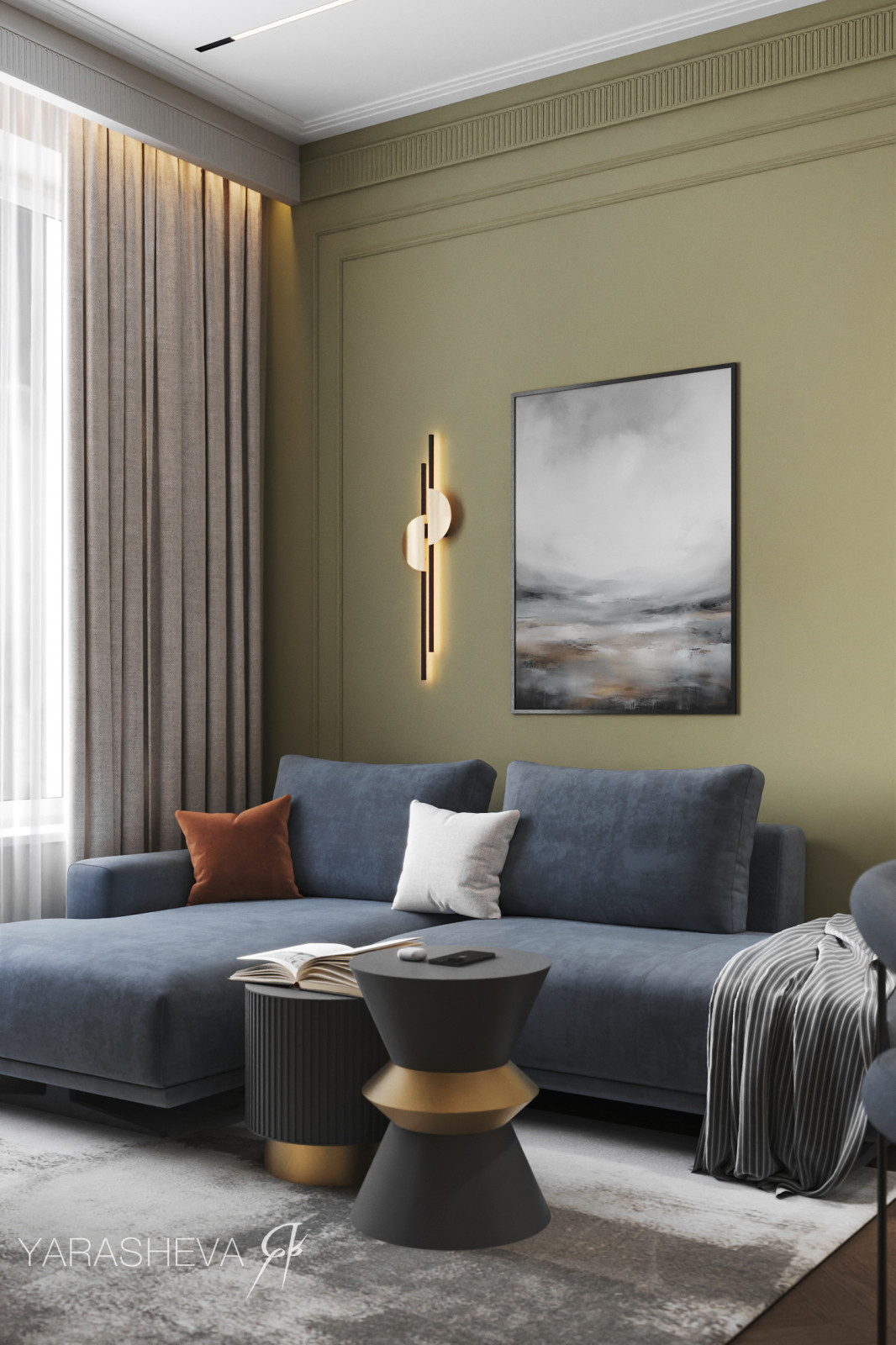 Дизайн-проект в ЖК Freedom (Фридом) 55 м кв.