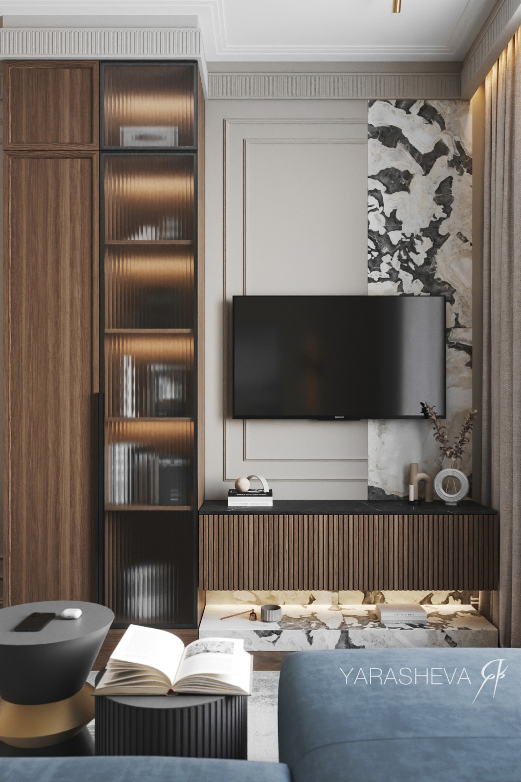 Дизайн-проект в ЖК Freedom (Фридом) 55 м кв.