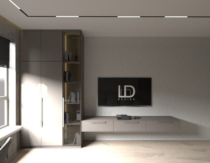 Дизайн интерьера квартиры в ЖК Клевер Парк, Екатеринбург