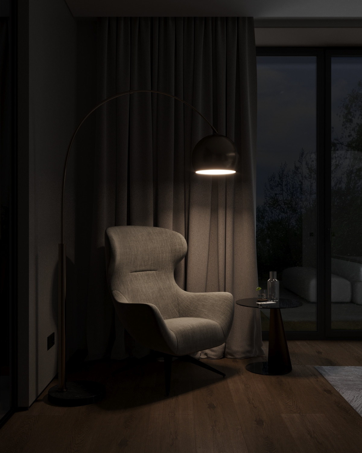 Дом ДНТ "Удача". Спальня