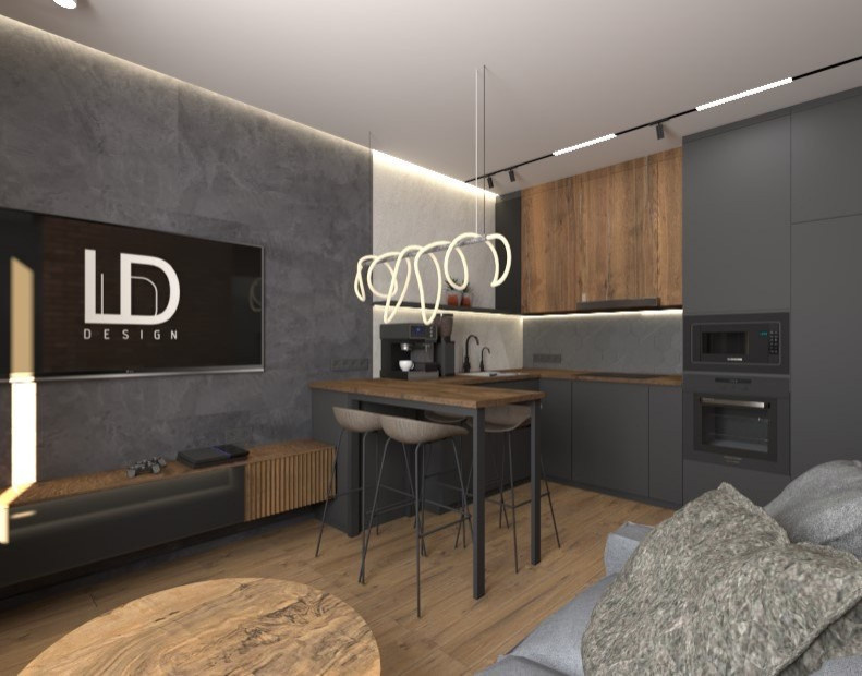 Дизайн интерьера квартиры в стиле лофт