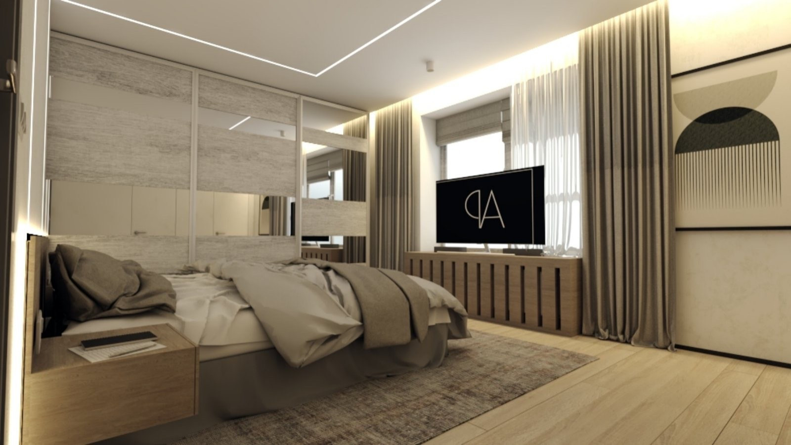 Дизайн интерьера в светлых тонах