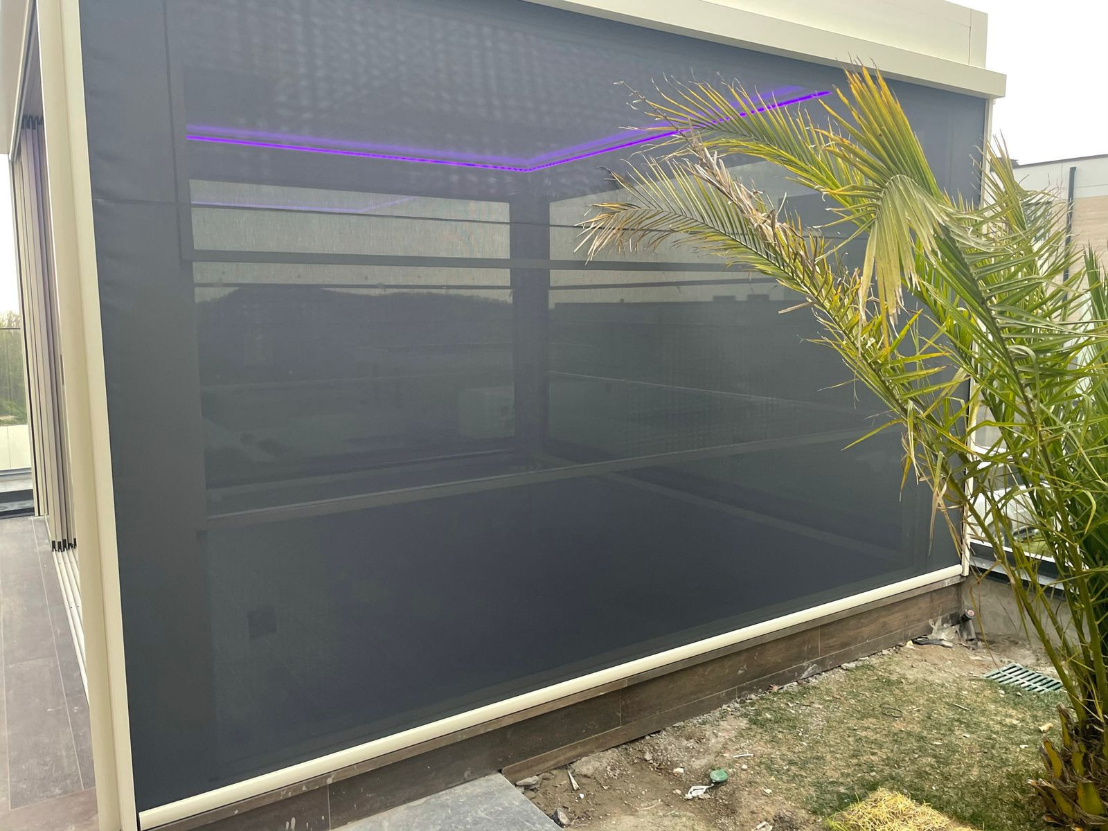 биоклиматическая пергола сдвижная