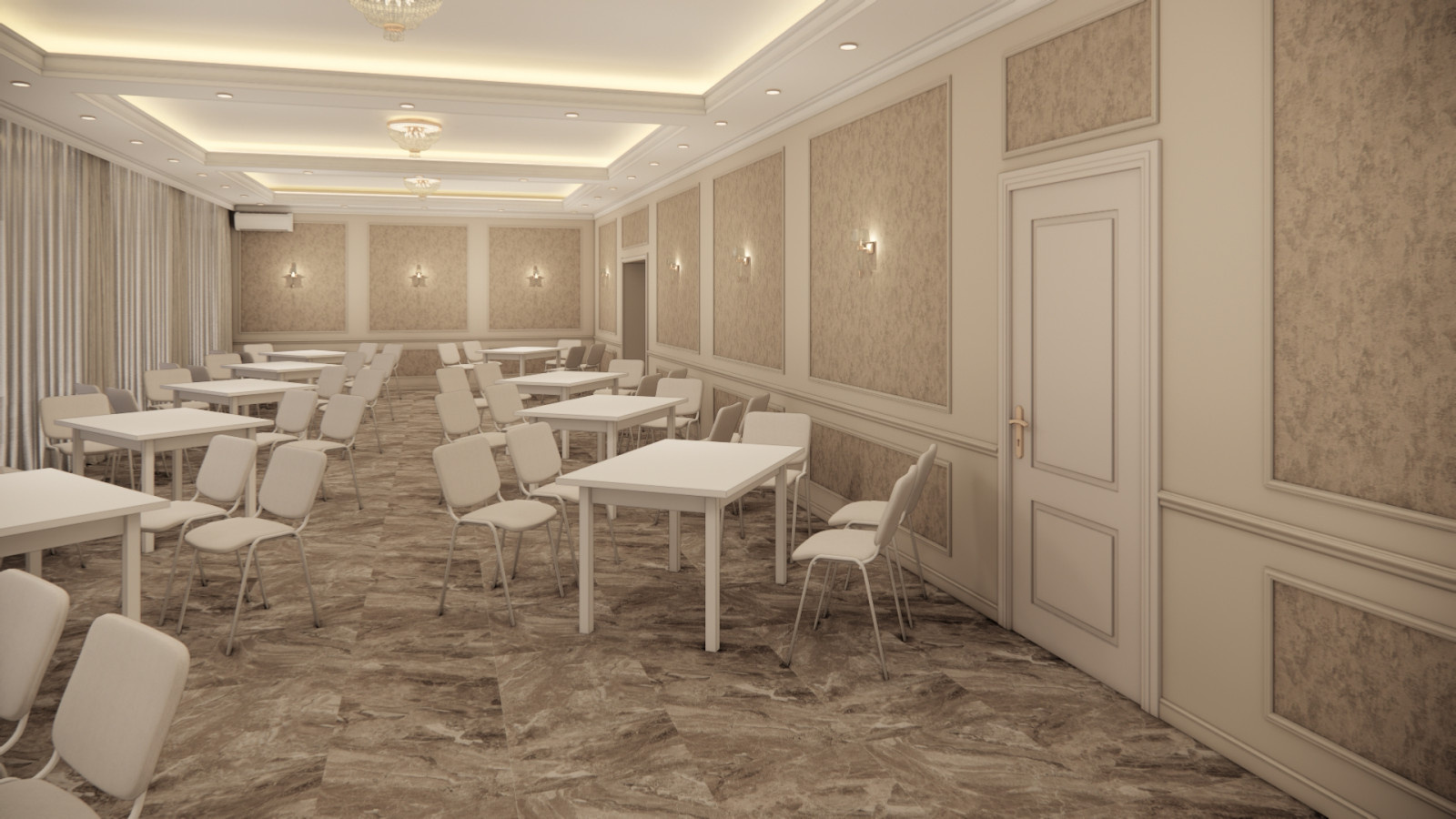 Дизайн интерьера Столовой в п.Кошки