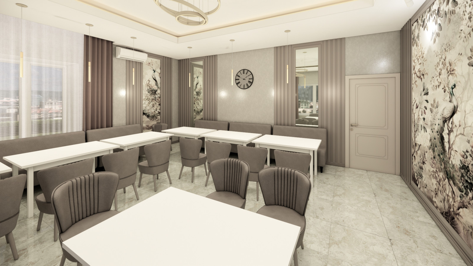 Дизайн интерьера Столовой в п.Кошки