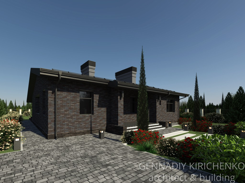 Проект одноэтажного дома с мансардой.