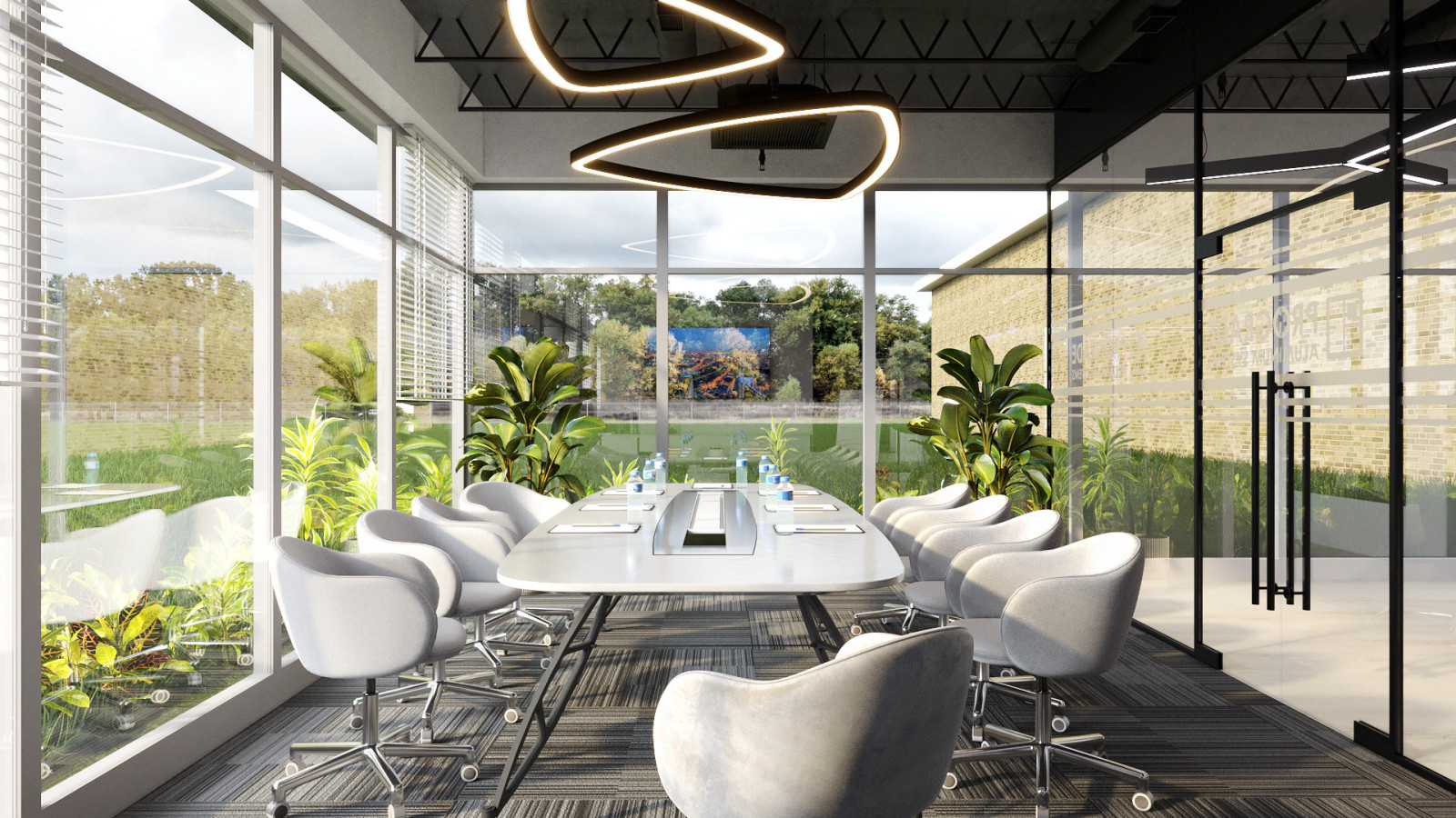 Office interior design options for ProGrade Aluminum Systems Corp. USA