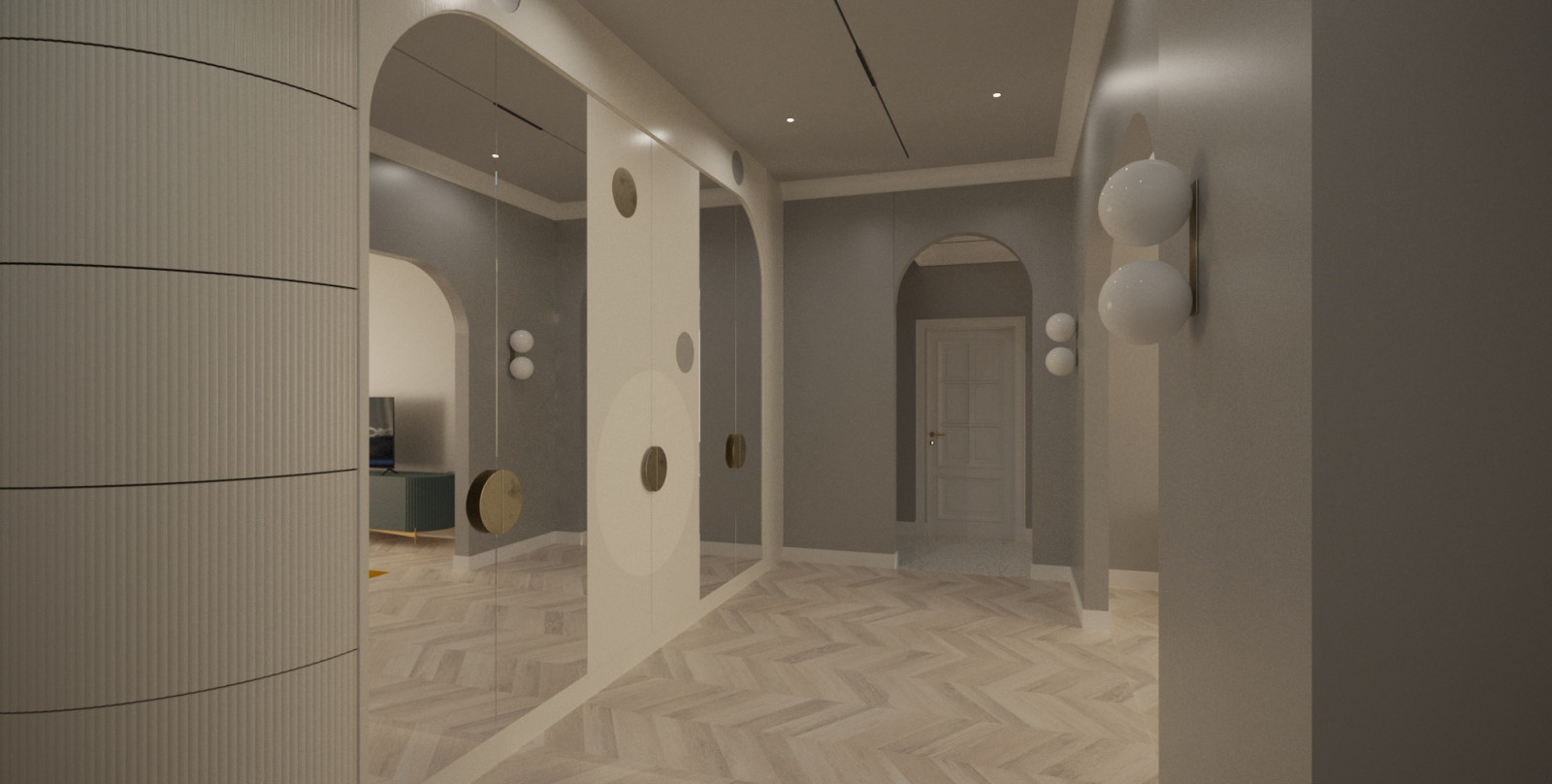 Квартира mid-century modern