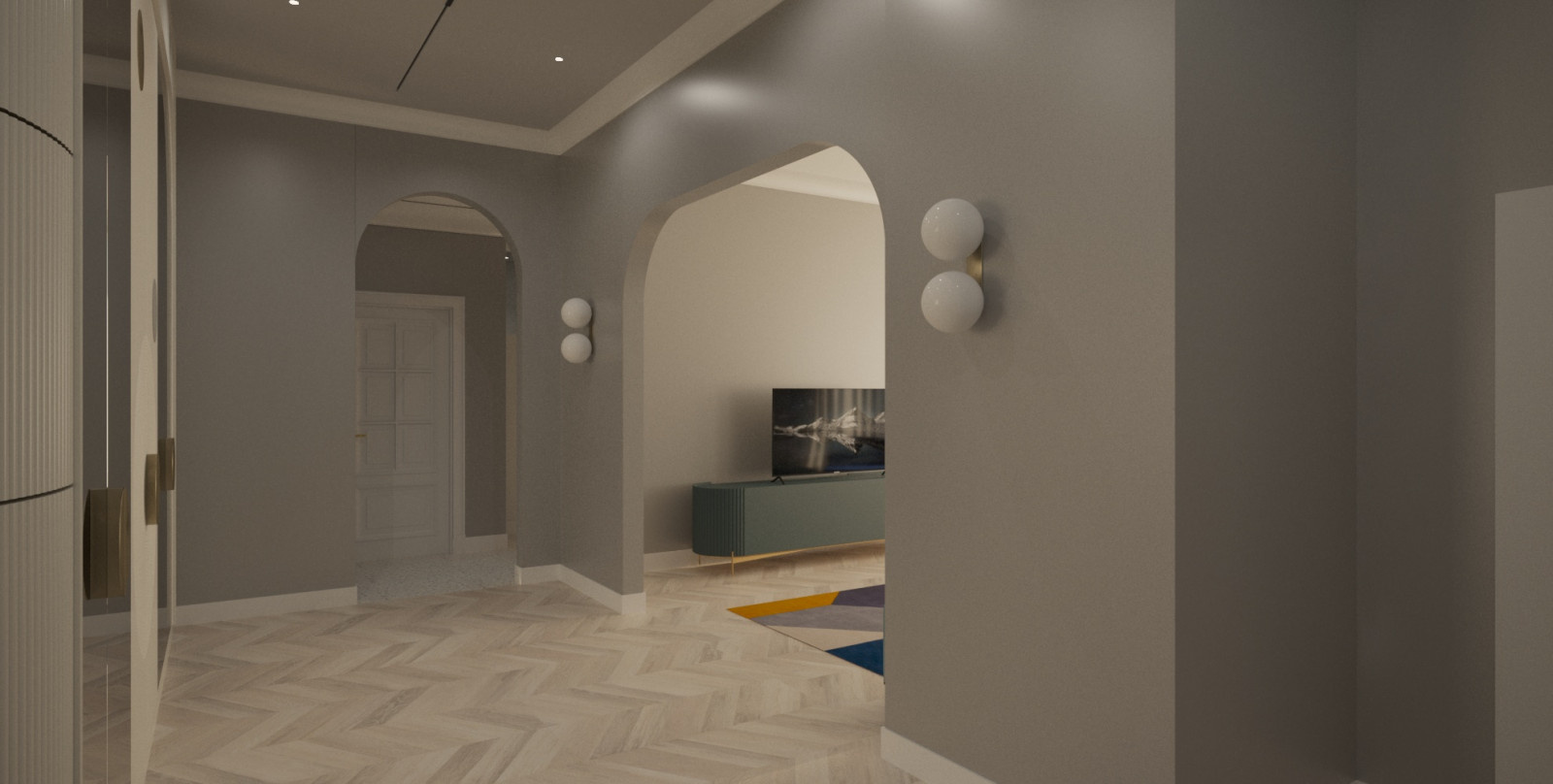 Квартира mid-century modern