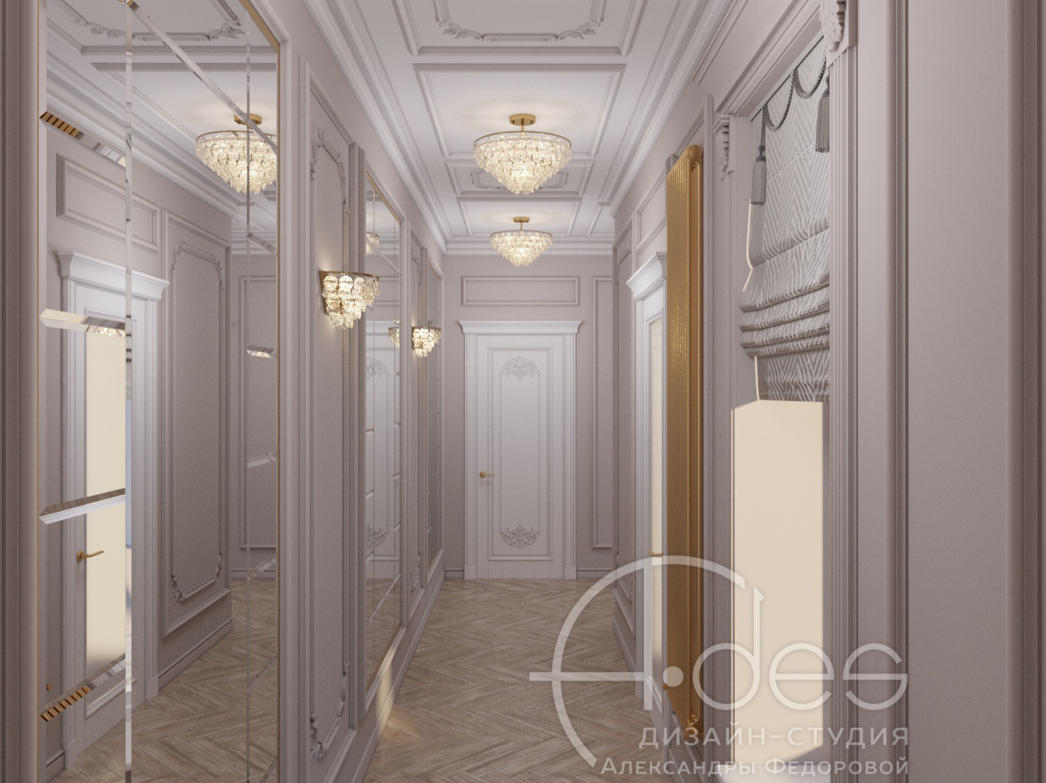 Интерьер дома 320 м2.