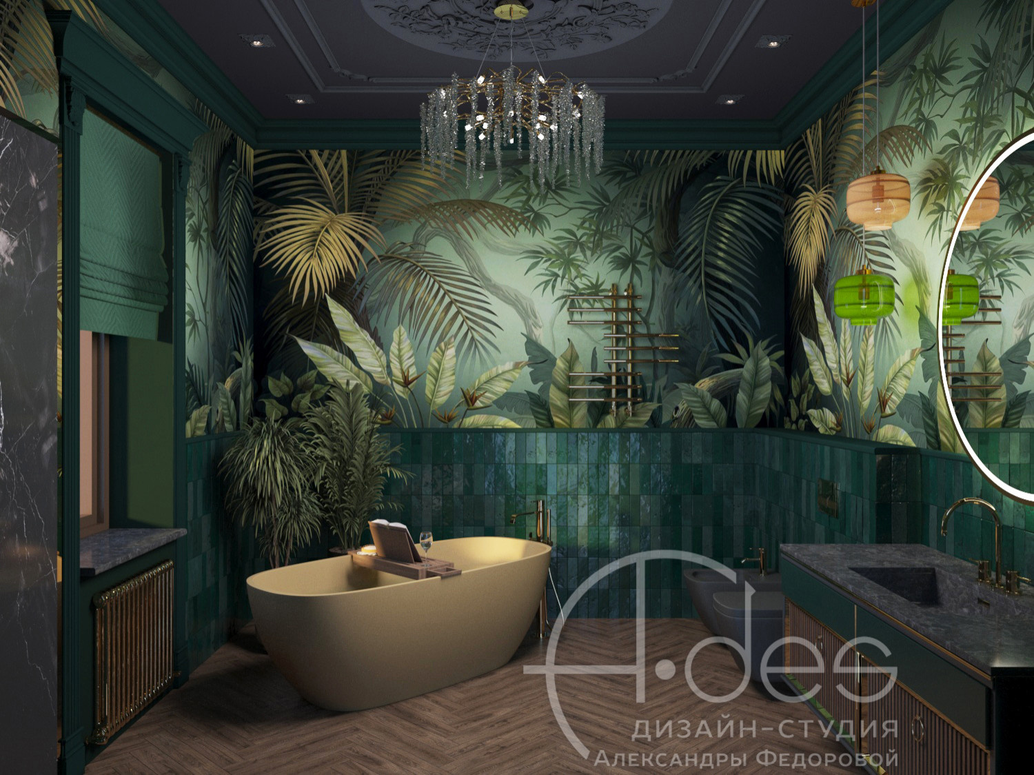 Интерьер дома 320 м2.