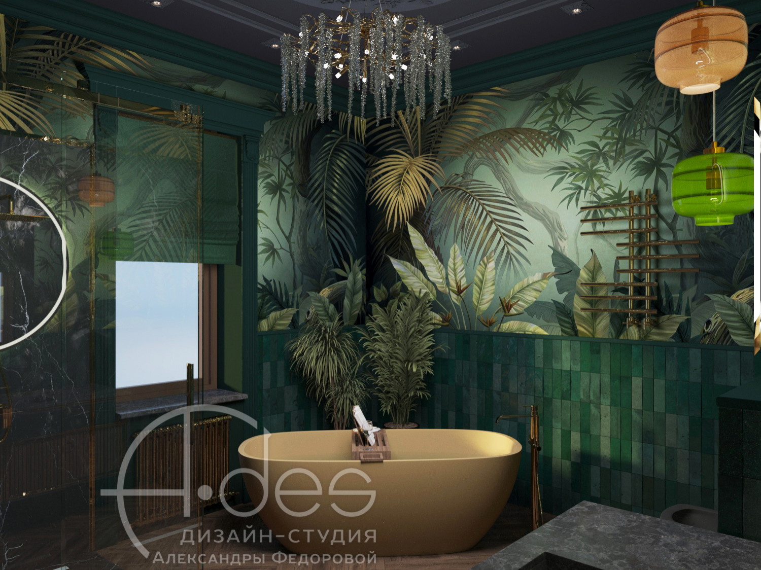 Интерьер дома 320 м2.