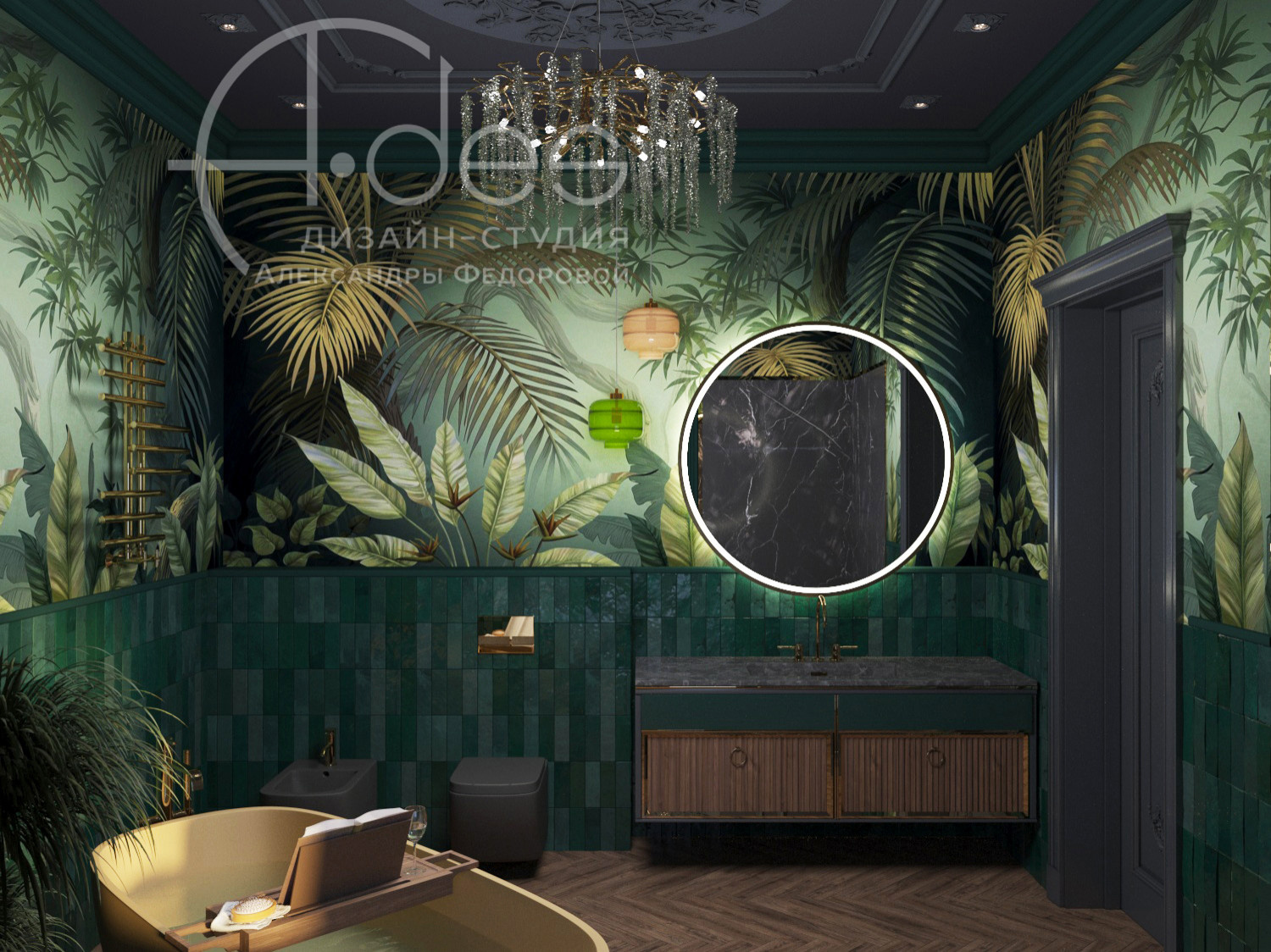 Интерьер дома 320 м2.