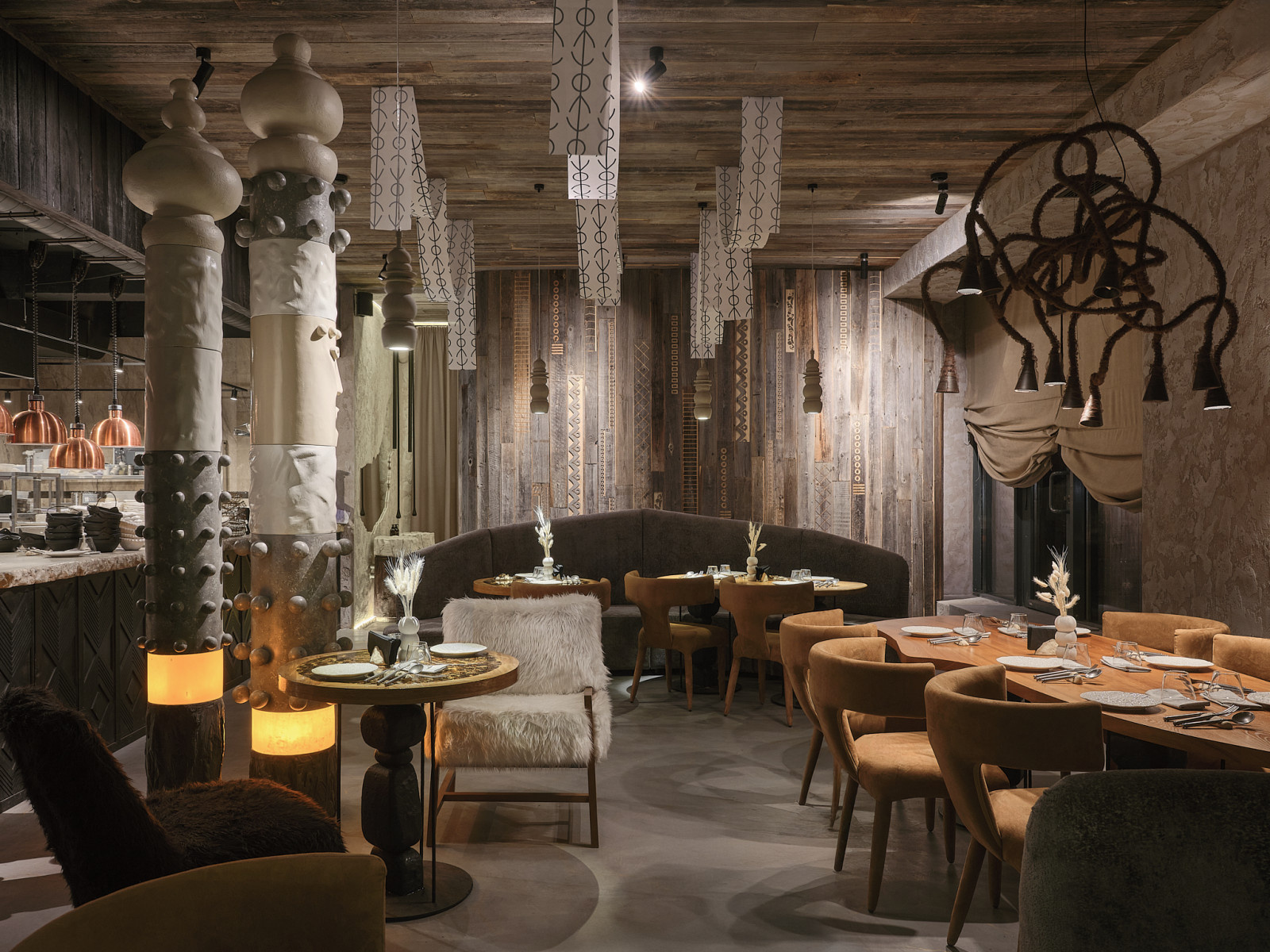 Фотосъемка ресторана "Ламу". Дизайн-студия "100 Проектов"