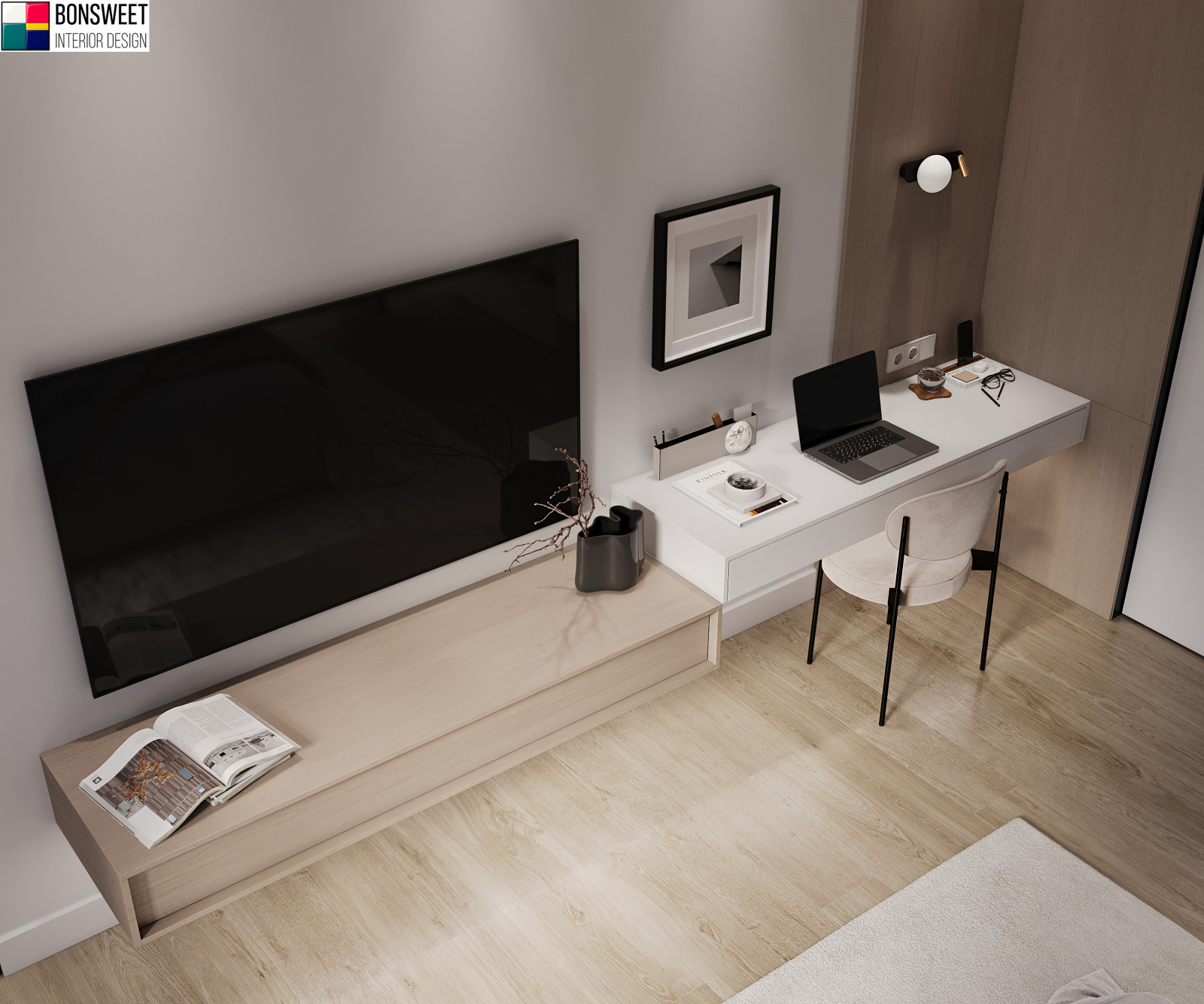 Дизайн спальни в стиле минимал