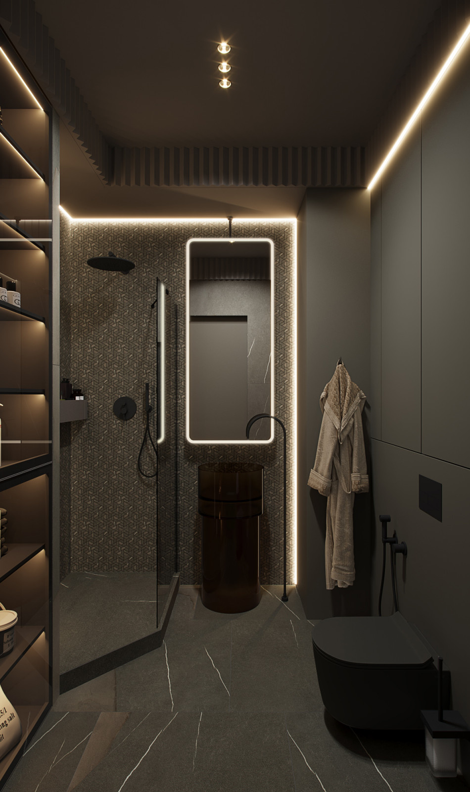 Санузел при спальне