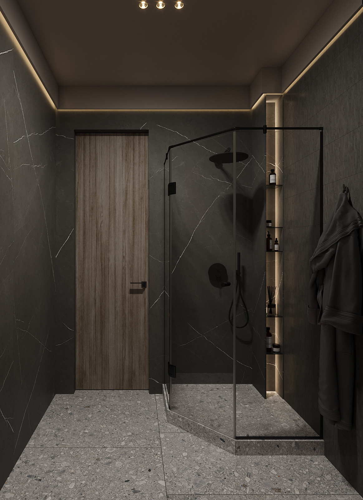 Санузел при холле