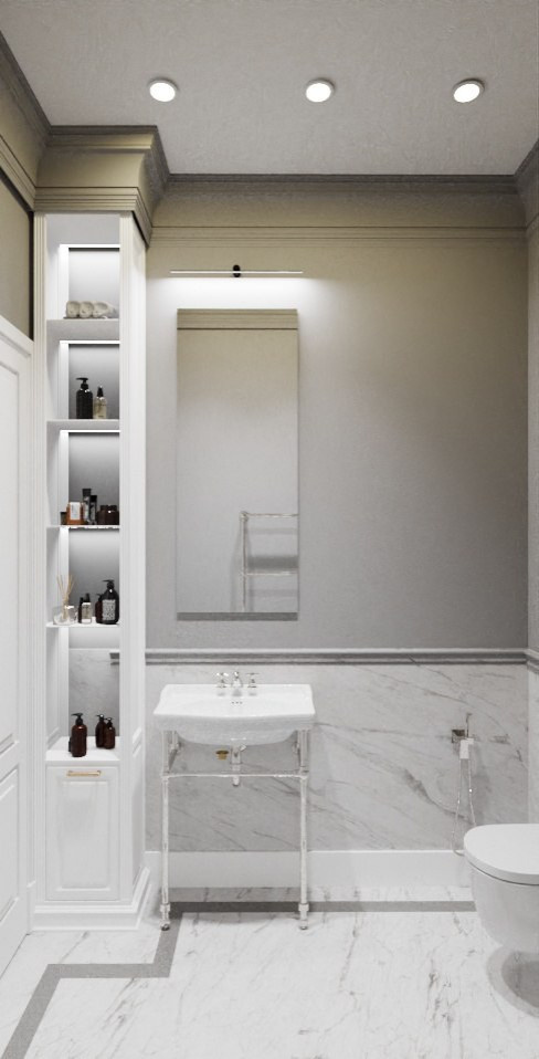 Дизайн интерьера дома в стиле Нео-классика с элементами дизайнерских решений