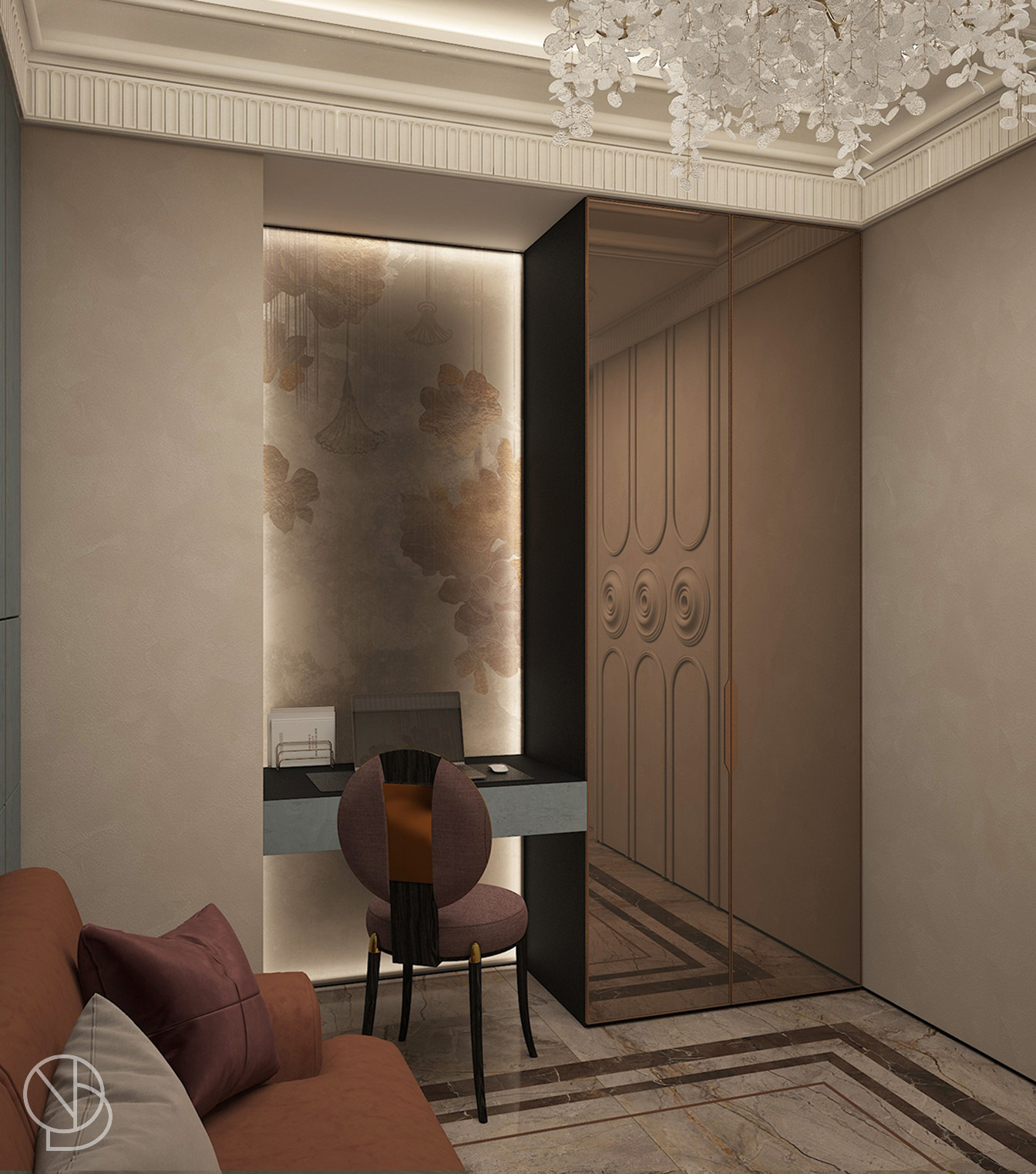 Спальня, рабочий столик