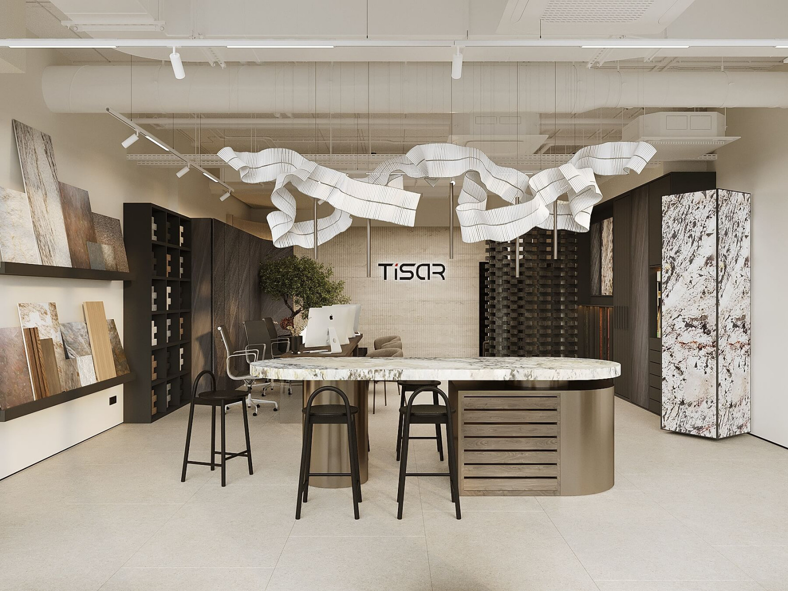 Дизайн офиса для компании Tisar