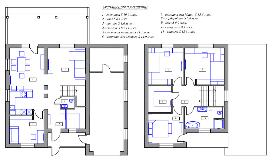 Планировка дома
