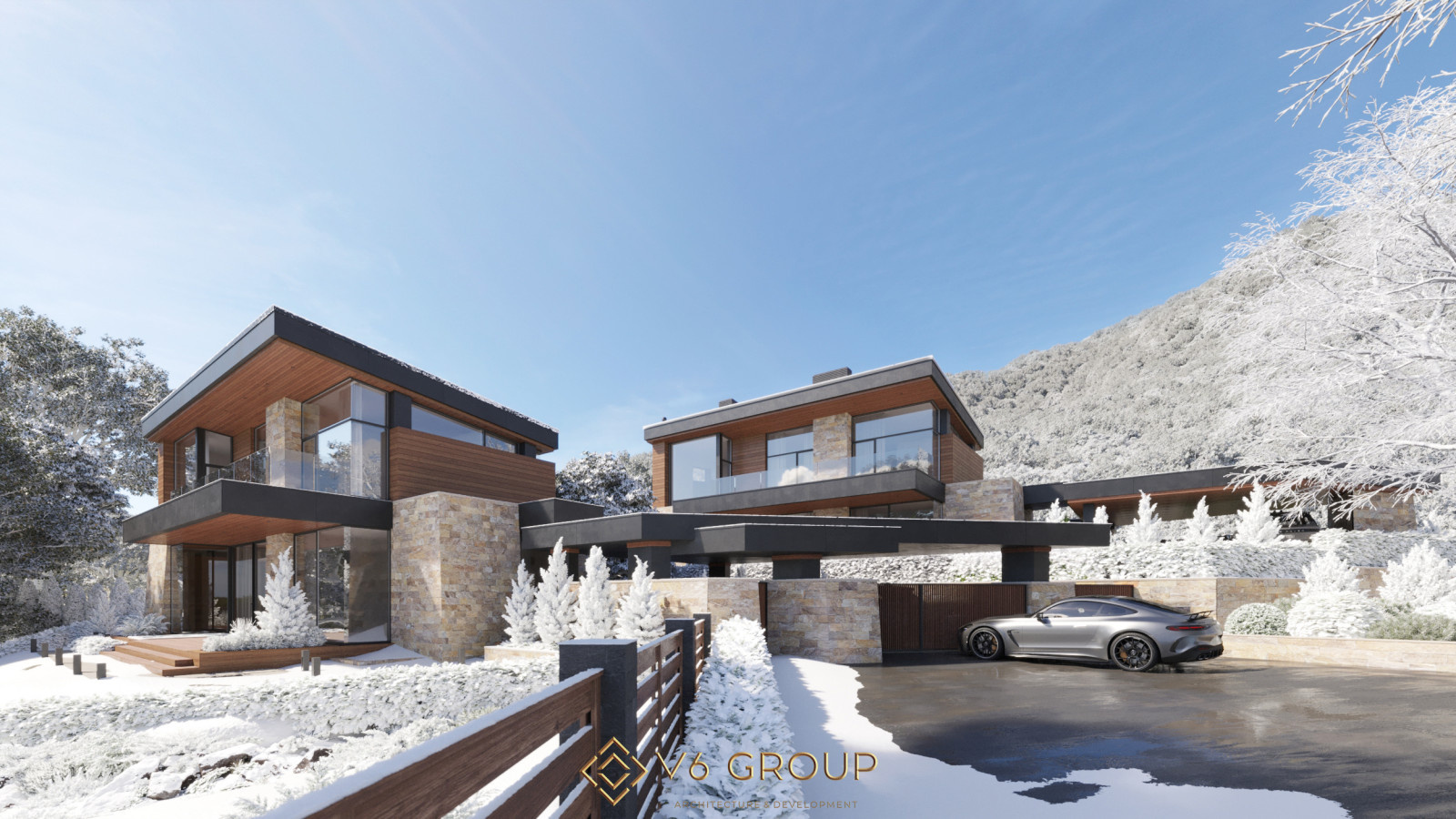 2 типовых виллы на Красной Поляне