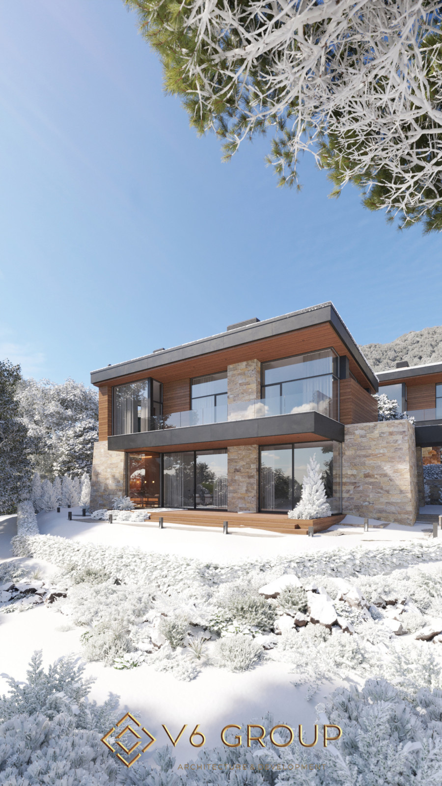 2 типовых виллы на Красной Поляне