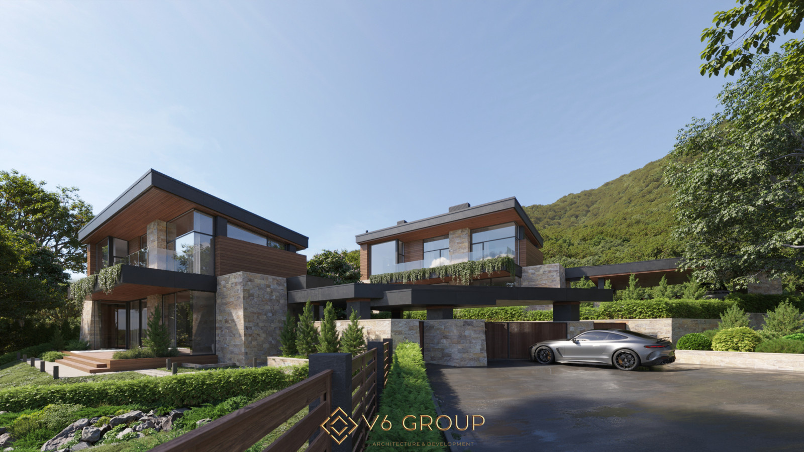 2 типовых виллы на Красной Поляне