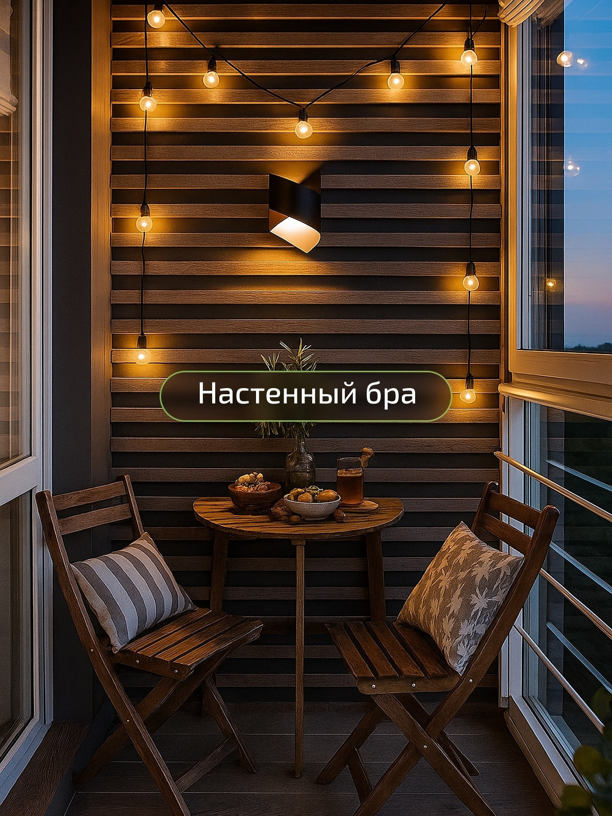 Освещение для балкона