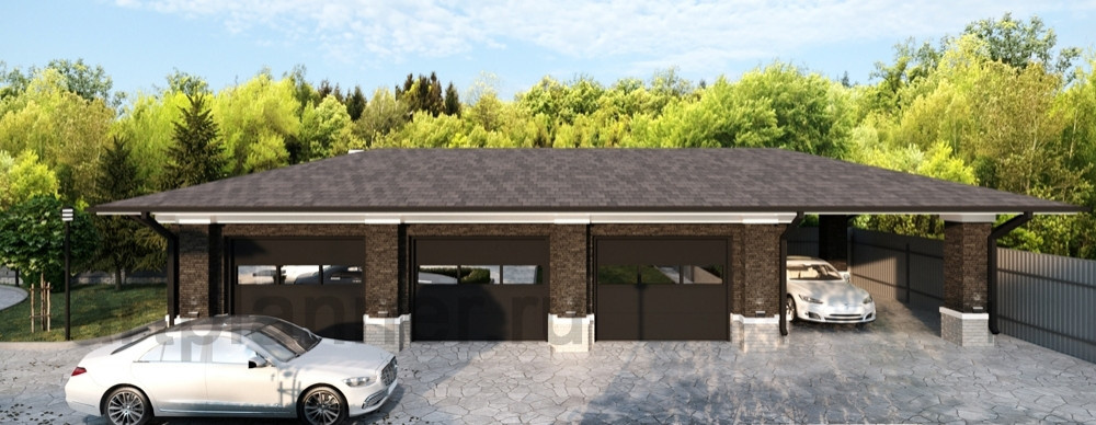 Частная архитектура "Загородный дом в стиле райта"