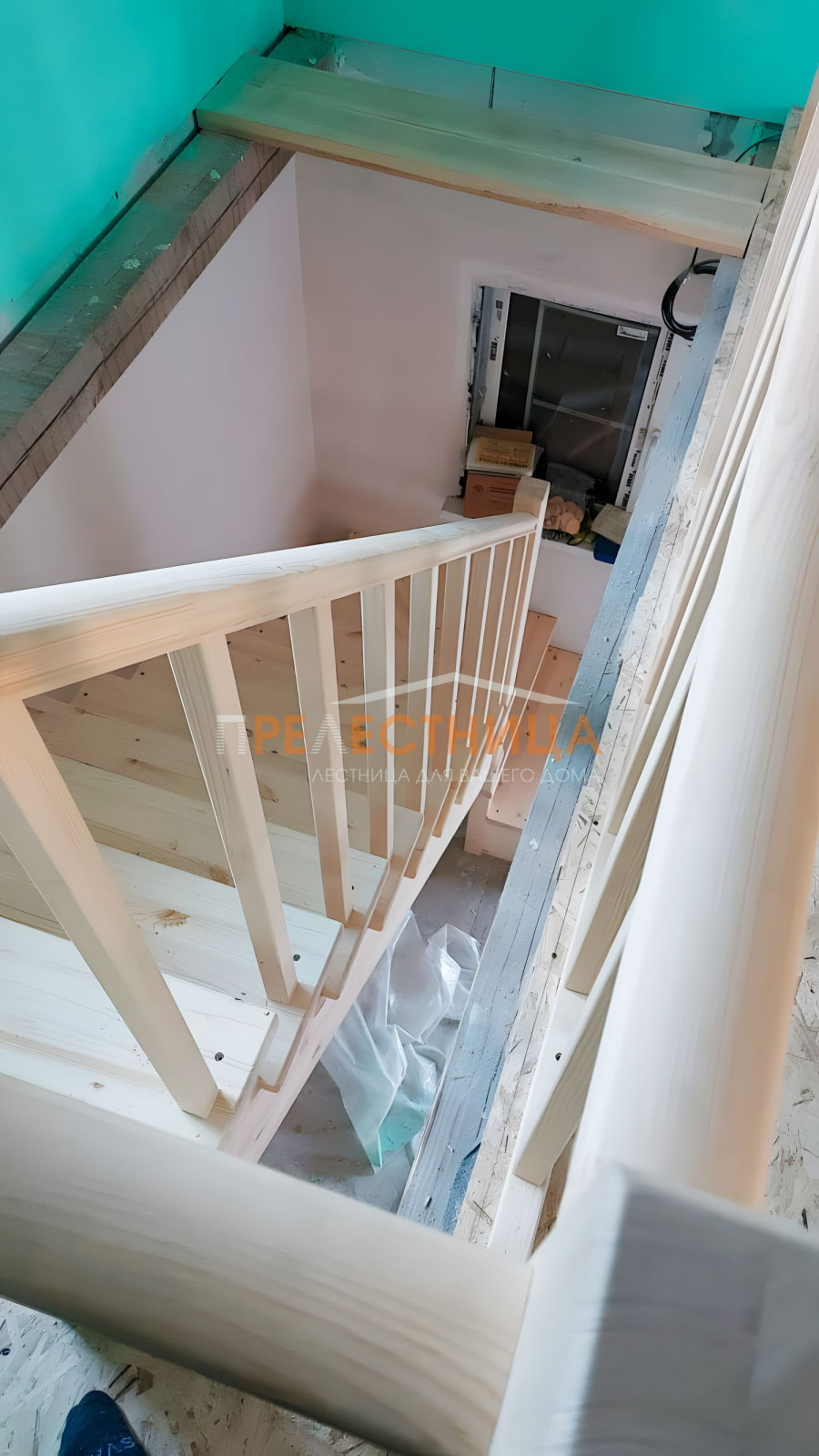 Деревянная лестница К-031М