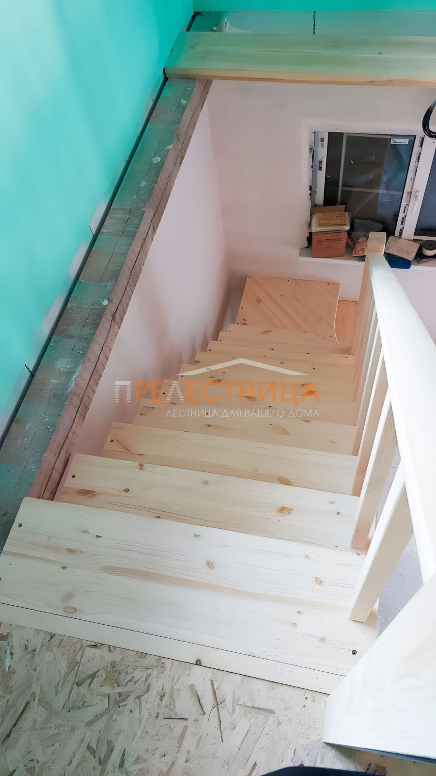 Деревянная лестница К-031М