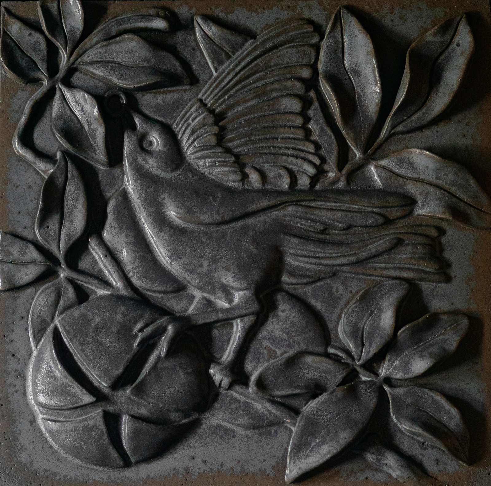 Керамическое панно "Райский сад" в Усадьбе Неклюдова